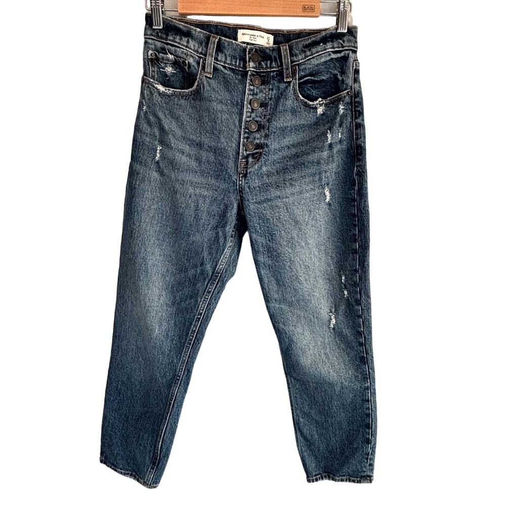 Abercrombie & Fitch The Mom High Rise Jeans - size 27/4Short